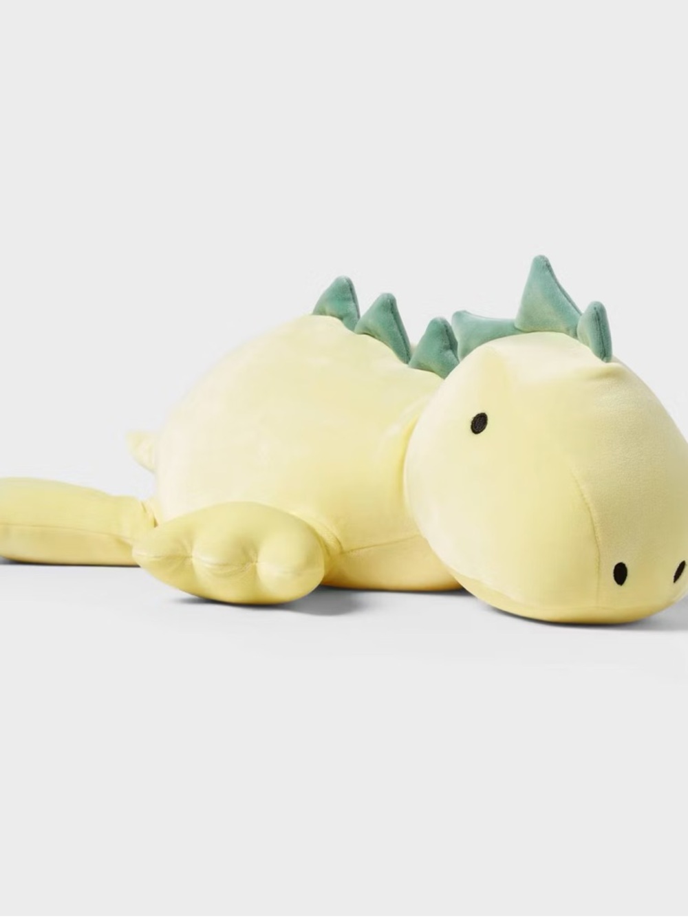 Weighted Yellow Dinosaur Plush